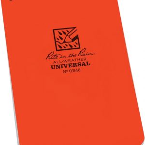 Rite in the Rain – Top Spiral Notebook 4” x 6” Orange